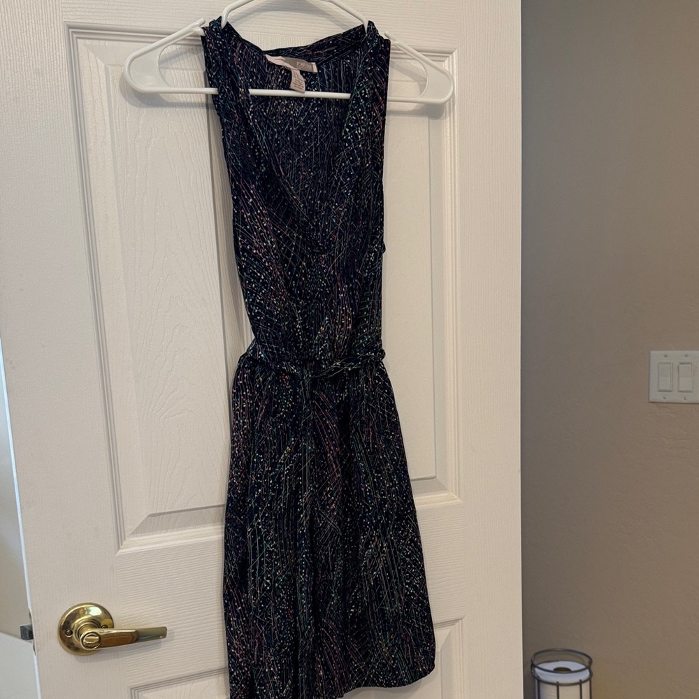Forever 21 Black Mini Dress with Multicolor Sparkle